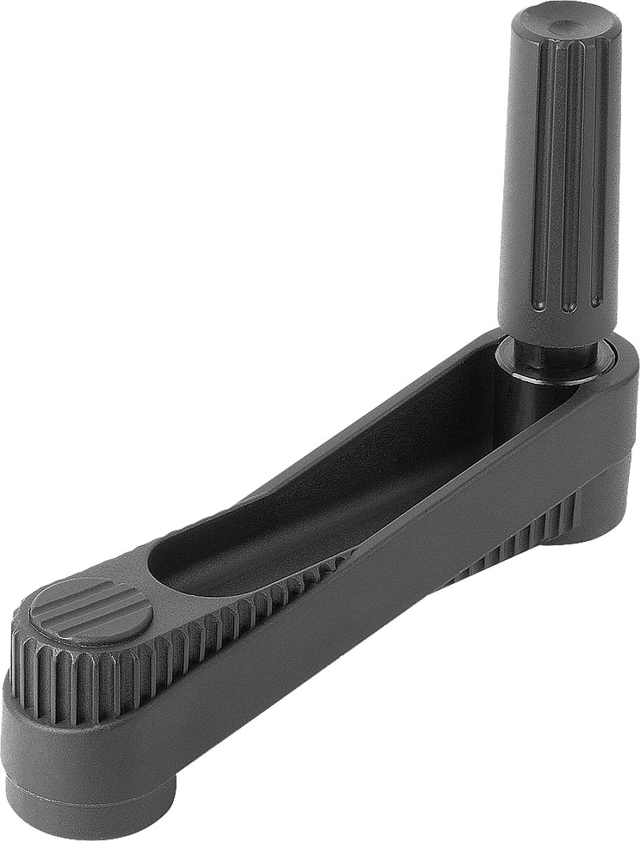 Kipp K0659.3314 NOVO.GRIP HANDKURBEL ZYL.GRIFF DREHBAR, GR.3, A=125, D=14H7 - K0659-3314 NOVO GRIP HANDKURBEL ZYLINDERGRIFF DREHBAR - GR 3 - A 125 - D 14H7