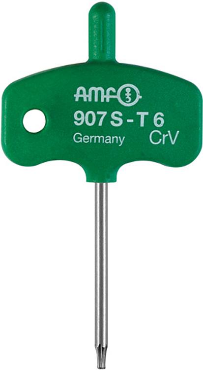 AMF 907S-T 7 TORX-Schraubendreher mit kleinem Griff, TORX: T 7, A: 1,99, B: 38, L: 70 - LE 907S 6 TORX-Schraubendreher mit kleinemGriff-Abbildung
