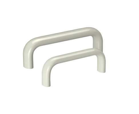 Leschhorn MO-26.350.9002  " Clean Line " Bügelgriffe Rohr Ø 26 mm A 350,  grauweiß pulverbeschichtet - Leschhorn MO - Clean Line - Buegelgriffe Aluminium