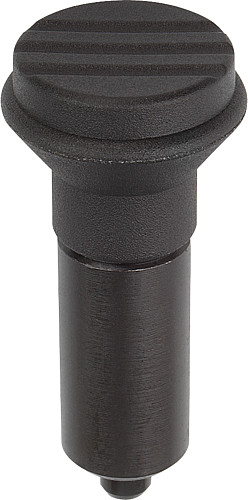 Kipp K0347.01105 ARRETIERBOLZEN GR.1 FORM L    EDELSTAHL, ARRETIERSTIFT GEH R - KIPP K0347-L Arretierbolzen ohne Bund Form L