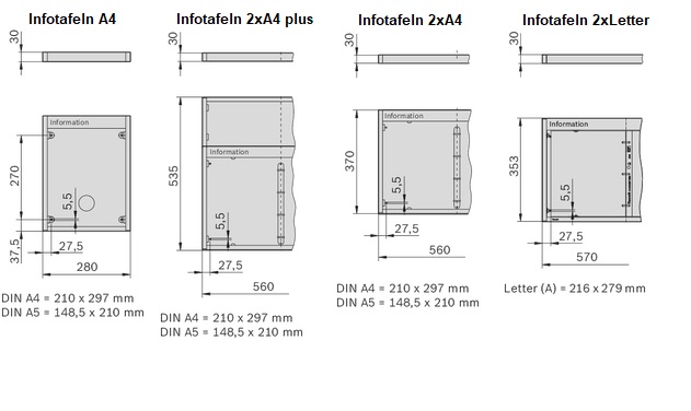 Bosch Rexroth 3842502151 Infotafeln A4 - Einseitige Ausführung - Bosch Infotafeln A4 - TZ