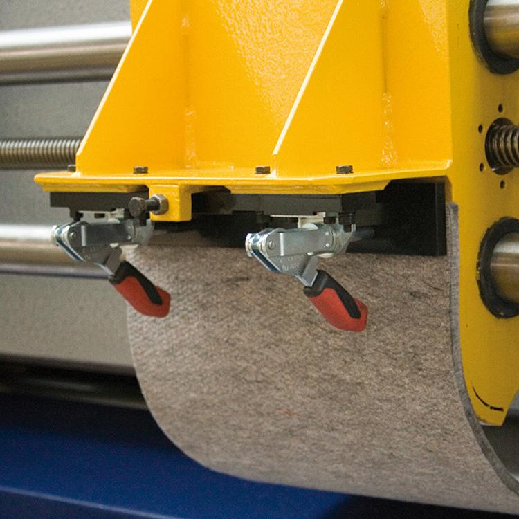 AMF 6841-0 Schubstangenspanner mit rotem Handgriff, Größe : 0, F1: 0,8 kN, F2: 0,8 kN - LE 6841 Schubstangenspanner -Anwendung