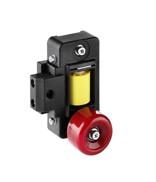 Accuride DA4190-0060-4 600mm  Alu- Schiene Kippwinkel wird bei der Montage eingestellt - Accuride Da4190 Teleskopschiene mit Kippsystem - Rolle