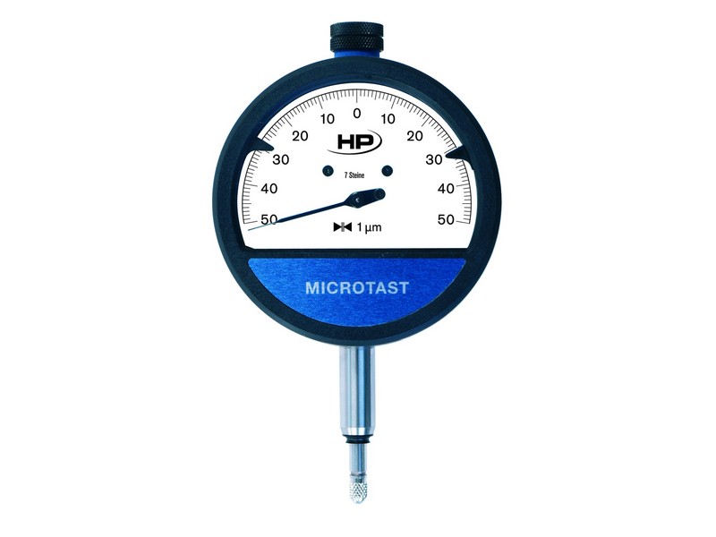 Helios Preisser, 0712 121  Feinzeiger  0,5 mm Messbereich, Skalenwert 0,01 mm, Skalenbezifferung 25-0-25, Freihub 2,5 mm - Helios Preisser 0712 Feinzeiger