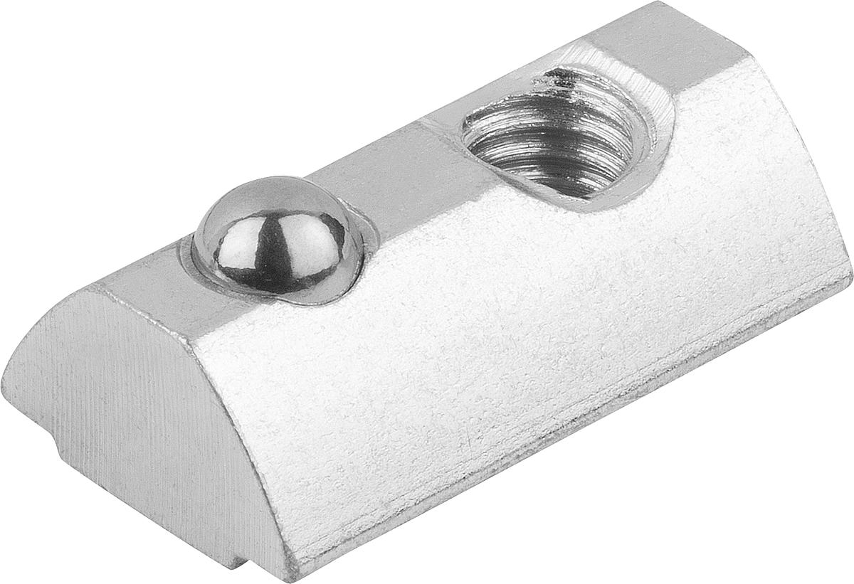 Norelem 07073-0804 NUTENSTEIN EINSCHWENKBAR D=M04 B=13,5, FORM:B STAHL, MIT STEG - 07073-0804 NUTENSTEIN EINSCHWENKBAR D M04 B 13-5 - FORM B STAHL - MIT STEG