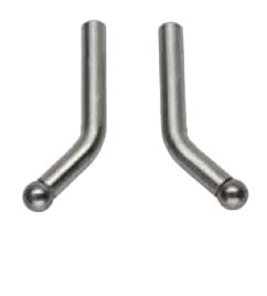 Helios Preisser, 0741182  Gekröpfte Messeinsätze (Paar) - Helios Preisser - 0741 Gekroepfte Messeinsaetze -Paar-