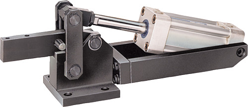 Norelem 05350-04 PNEUMATIKSPANNER SENKRECHT, SCHWERE AUSFÜHRUNG - Norelem 05350 Pneumatikspanner senkrecht schwere Ausfuehrung