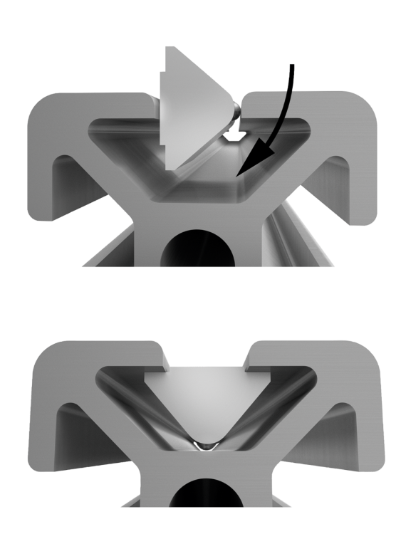 Norelem 07073-0604 NUTENSTEIN EINSCHWENKBAR D=M04 B=10,5, FORM:A STAHL, MIT STEG - NLM 07073 Nutensteine einschwenkbar mit Steg Typ I