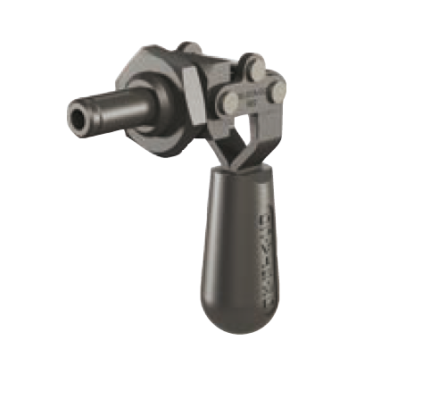 DESTACO 602-MM Schubstangenspanner Einbau  Haltekraft 900N, Hub 19mm - DESTACO 602-MM-BLK Schubstangenspanner Einbau Haltekraft 900N - Hub 19mm - Standard - komplett schwarz