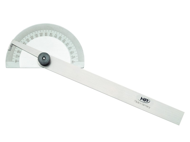Helios Preisser 0413302  Gradmesser  eckige Platte 85 x 50 mm - Helios Preisser 0413 Gradmesser