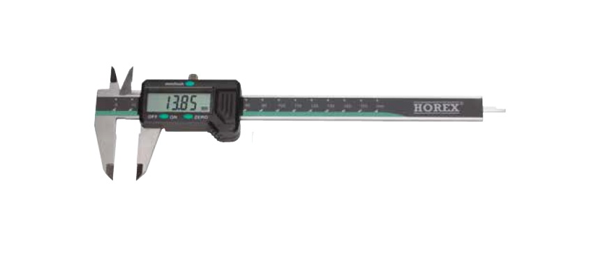 Helios Preisser 2211216 Taschenmessschieber digital, DIN 862, 150mm Messbereich - Horex 2211 Taschenmessschieber digital