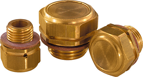 Kipp K0461.20014 MESSING ENTLÜFTUNGSSCHRAUBE, D=20, D1=G 1/4 - KIPP K0461 Messing Entlueftungsschrauben mit Ruecks