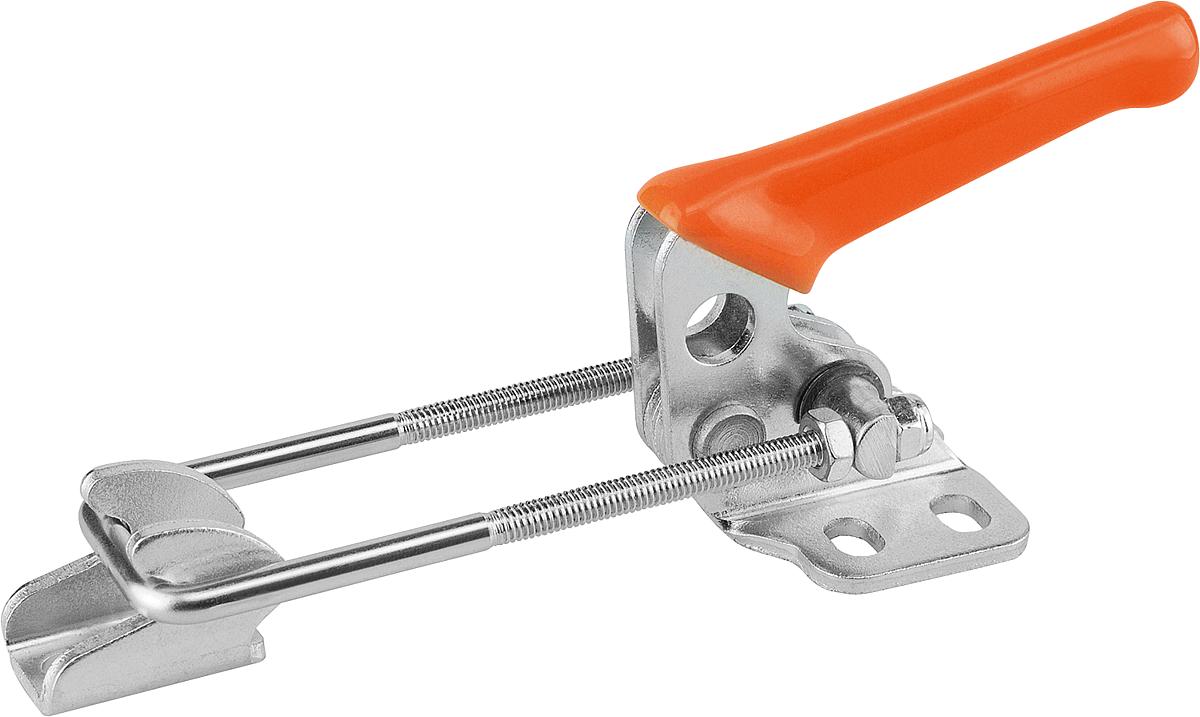 Kipp K0080.0140N BÜGELSPANNER HORIZONTAL       EDELSTAHL, MIT GEGENHALTER, P= - K0080-0140N BUEGELSPANNER HORIZONTAL EDELSTAHL - MIT GEGENHALTER - P