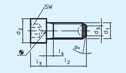 Halder 22710.0846 Kugeldruckschraube mit Kopf, abgeflachte Kugel  M 8 x 50.0, Auflagefläche plan, rostfreier Stahl - EH 22710 Kugeldruckschrauben mit Kopf und abgeflachter Kugel