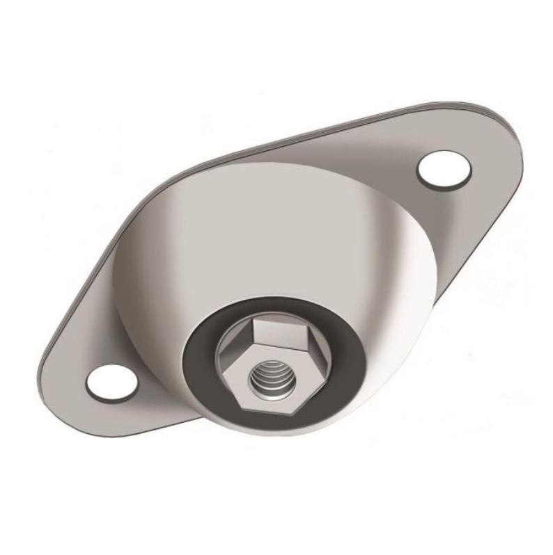 Leschhorn 27022.27994-65 Glockenelemente, Breite 62,5, Höhe 30, Gewinde M10, Länge 115mm, ShoreA 565 Fz(N) 700N - SCHWINGMETALL Glocken-Elemente-27994 - Abbildung