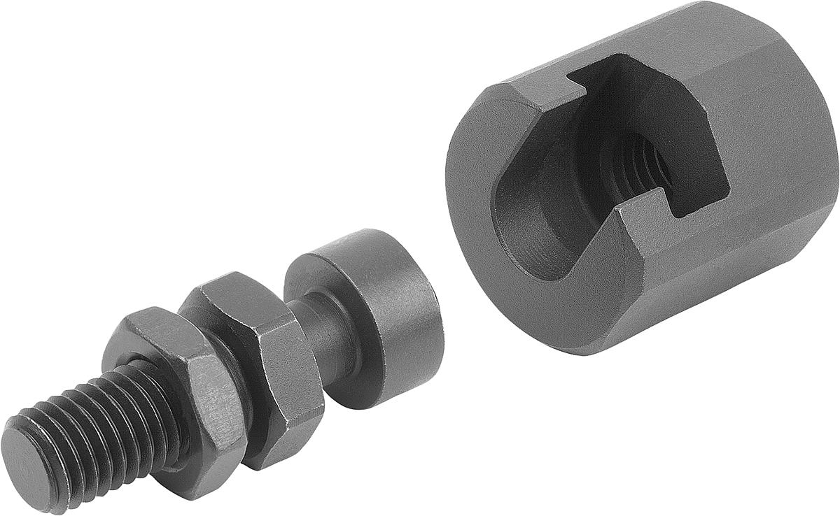 Norelem 23450-1020 SCHNELLSTECKKUPPLUNG, MIT RADIALVERSATZAUSGLEICH - 23450-1020 SCHNELLSTECKKUPPLUNG - MIT RADIALVERSATZAUSGLEICH