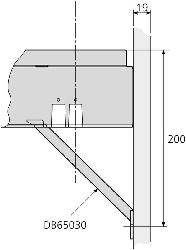 Accuride DAFR20-0500 Hängerahmen 1 x DIN A4 Einbaulänge 380-392 mm (Schiene separat zu bestellen) !! AUSLAUFARTIKEL !! - DB65030-2