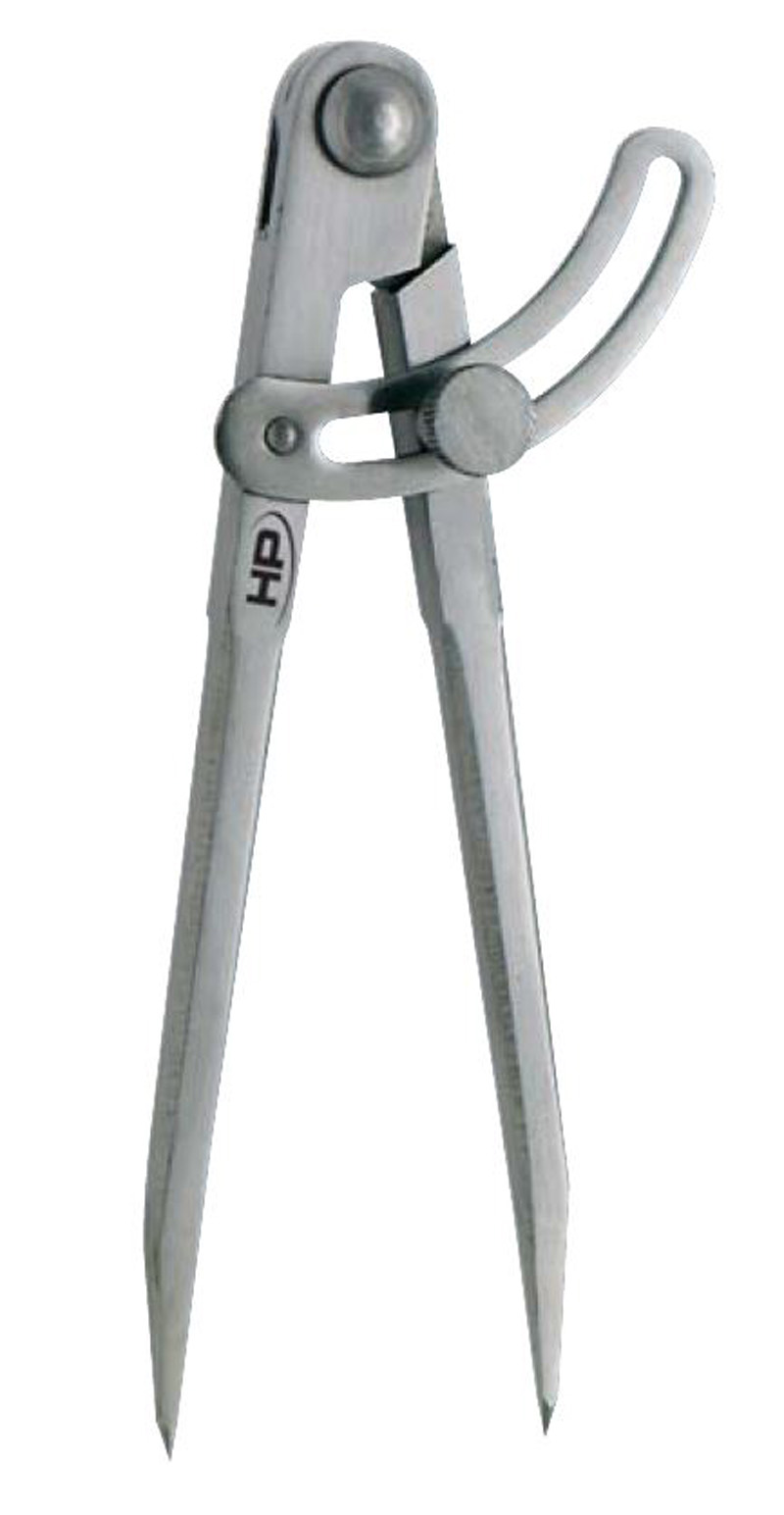 Helios Preisser, 0302 005  Präzisions-Bogenzirkel  Länge 300 mm - Helios Preisser 0302 Praezisions-Bogenzirkel