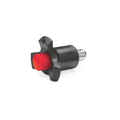 Ganter 113.1-10-0 KUGELSPANNBOLZEN M. KLEMMLÄNGENAUSGLEICH - GN 113-1 Kugelspannbolzen mit Axialsicherung-Abbildung