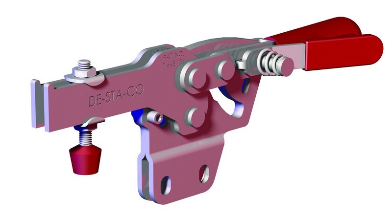 DESTACO 2017-U Horizontalspanner Haltekraft 2500N, Öffnungswinkel 75° - 2017-UBR Horizontalspanner - U- Spannarm - Fuss gerade