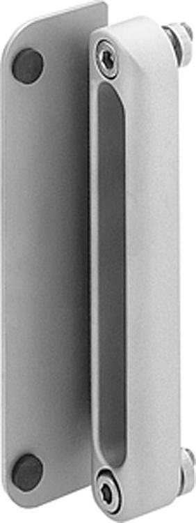 AMF 145G Schließkasten, blank, für Kastenbreite: 30 - 60 mm - LE 145G Schliesskasten - blank -Abbildung