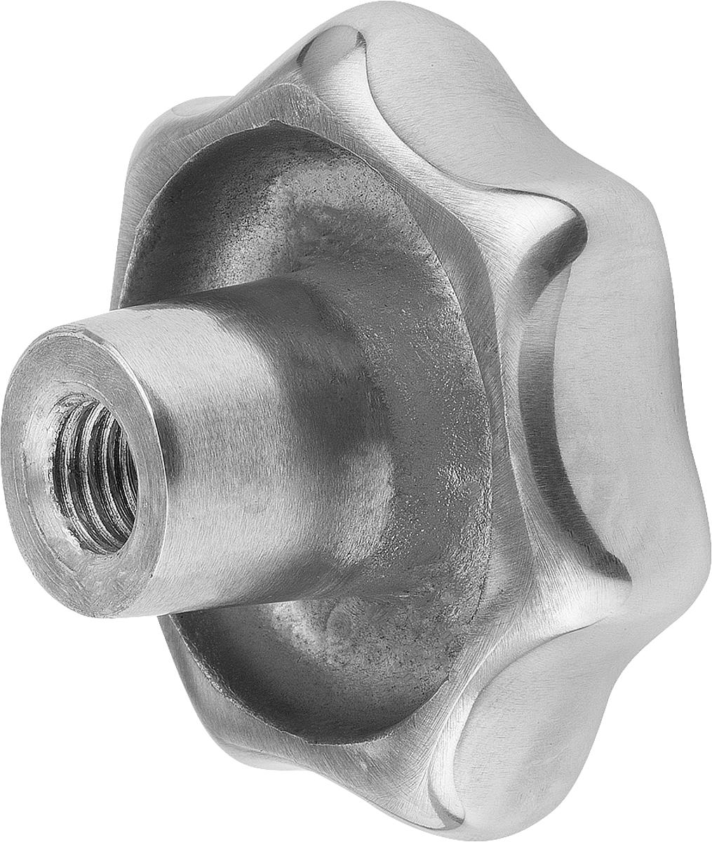 Norelem 06192-463122 STERNGRIFF FORM D, D1=63, D5=M12, ALU, POLIERT - 06192-463122 STERNGRIFF FORM D - D1 63 - D5 M12 - ALU - POLIERT