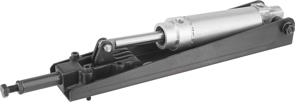 Kipp K0093.0600 PNEUMATIK SCHUBSTANGENSPANNER, FORM A, P=600 daN - K0093-0600 PNEUMATIK SCHUBSTANGENSPANNER - FORM A - P 600 daN