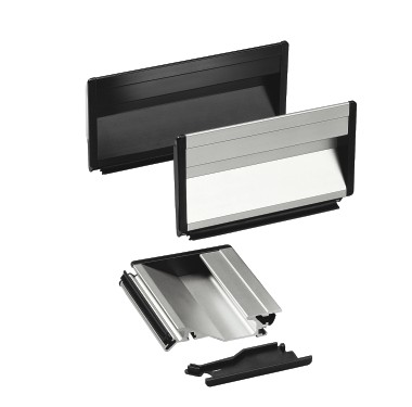 Leschhorn SG-73.167.B1   Aluminium Muldengriffe B 167,  Schale natur eloxiert - Leschhorn SG Aluminium Mudengriffe