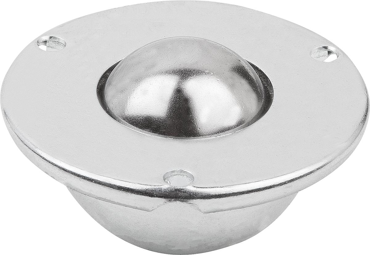 Kipp K0764.122 Kugelrollen mit Befestigungsbohrungen, ohne Gehäuse - K0764-122 Kugelrollen mit Befestigungsbohrungen - ohne Gehaeuse
