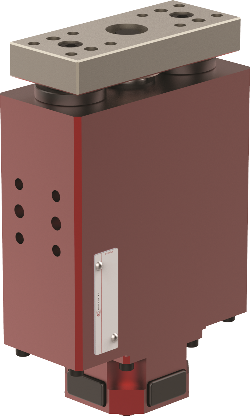 DESTACO 95W-103011060 Elektrische Schlitten-/Hubeinheit 95W, 0–60 mm Hub, Montageplatte Standard, Motoranschluss links, Servo-Antrieb 400V dezentral - DESTACO 95W Serie–Elektrische-Schlitten-Hubeinheit-400V-Motor-00