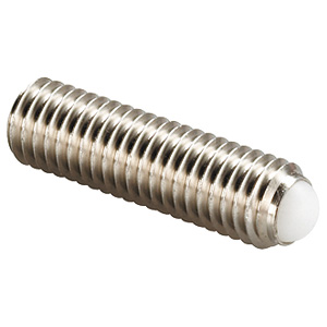 Halder 22720.0383 Kugeldruckschraube ohne Kopf M 8 x 17,2, volle Kugel aus Thermoplast,  Stahl vergütet - Kugeldruckschrauben ohne Kopf - volle Kugel - M 3 x 7 5 Stahl - verguetet volle Kugel