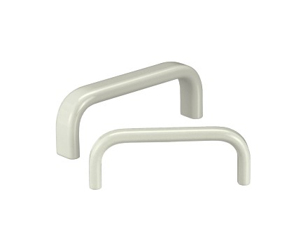 Leschhorn OA-12.250.9002 " Clean Line " Bügelgriffe A 250,  grauweiß pulverbeschichtet - Leschhorn OA - Clean Line - Buegelgriffe Aluminium