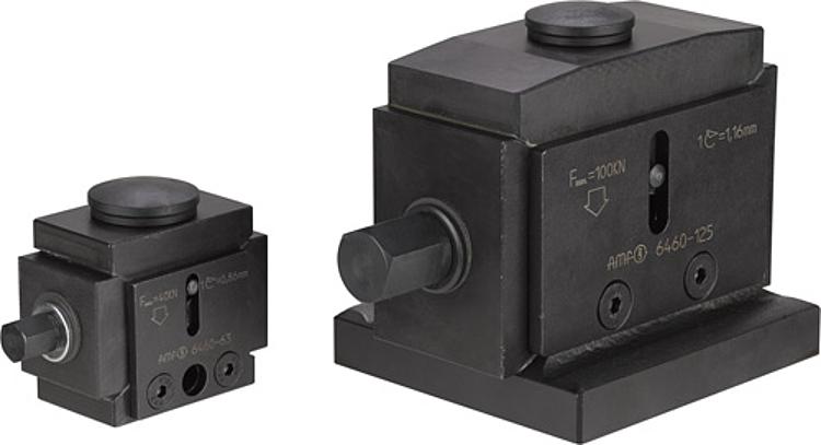 AMF 6460- 63 Richtkeil "Herkules" Höhenkeil, Größe : 63, H min.: 50, H max.: 63, B1: 40, L: 63 - LE 6460 63 Richtkeil Herkules Hoehenkeil-Abbildung