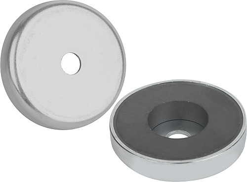 Kipp K0554.50 FLACHGREIFER, D=50 - KIPP K0554 Flachgreifer mit Zylinderbohrung aus H