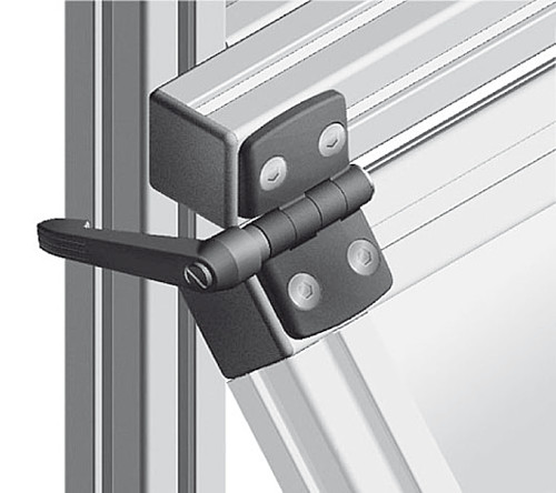 Kipp K0436.502828 SCHARNIER AUS KUNSTSTOFF, MIT KLEMMFUNKTION - KIPP K0436 Scharniere aus Kunststoff - mit Klemmfu