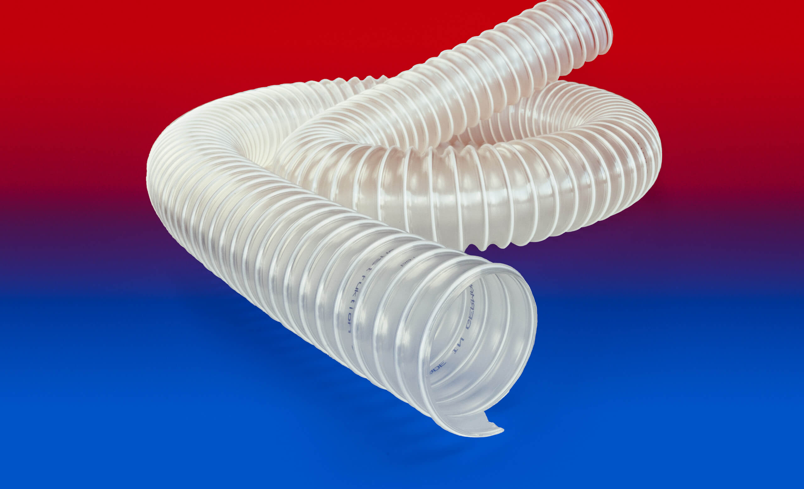 Norres 333-0040-0007-10 Antistatischer Polyurethanschlauch, mittelschwer, mikrobenfest, Innen-Ø 40 mm, Aussen-Ø 49 mm, Biegeradius 38 mm - Norres 333 - PROTAPE PUR 333 AS -MD-