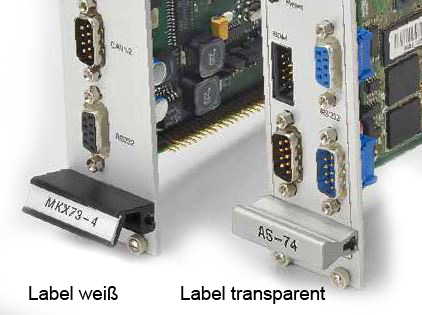 Leschhorn TS-06.029.80   Bezeichnungs-Streifen transparent TE 6, 1VPE= 100 Stück - Bezeichnungs Streifen F3