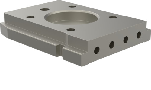 DESTACO TC1-050-T-00 kollaborative manuelle Werkzeugwechsler Werkzeugseite, Lochbild 00 ungelocht, max. Werkstückgewicht  10Kg, max. Drehmoment 1000 Nm, - LE70000 TC1-050-T-02 Cobot Werkzeugwechsler