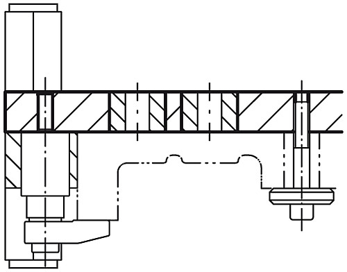 Norelem 01060-01 STAHLSOCKEL, L=125, B=100 - Norelem 01060 Stahlsockel