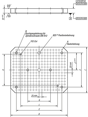Kipp K0806.084050 PALETTE GG 400X500X40 - KIPP K0806 Palette