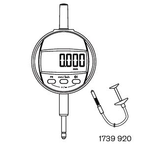 Helios Preisser 1739910 Drahtabheber für Messspanne 12,5 und 25 mm - Helios Preisser - 1739920 Drahtabheber