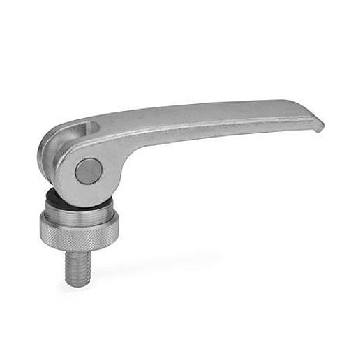 Ganter 927-63-M6-35-B-O Exzenterspanner mit Schraube, Hebel Zink Druckguss - GN 927-3 Exzenterspanner mit Schraube - Hebel Stahl-Abbildung