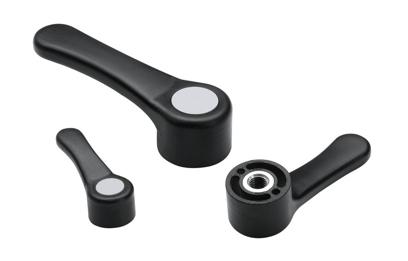 Leschhorn A150 Schaltgriffe  R 68; Innengewinde M8;  schwarz - Boteco A150 Schaltgriffe