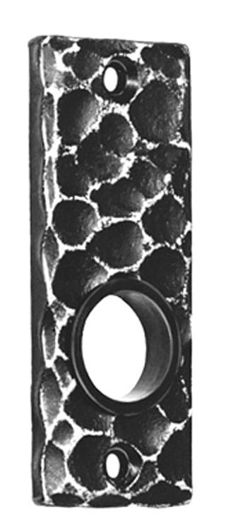 AMF 451 Vierkant-Rosette, Abmessung: 32 x 80 x 7 mm, Bohrung für Drückerbetätigung: Ja - LE 451 Vierkant-Rosette -Abbildung