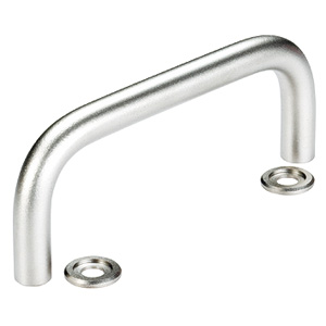 Halder 24310.0520 Bügelgriff mit Auflagescheibe Ø 8 x 64, rostfreier Stahl - Buegelgriffe Buegelgriff mit Auflagescheibe - Durchmesser 8 x 64 - Stahl - verchromt Stahl - verchromt