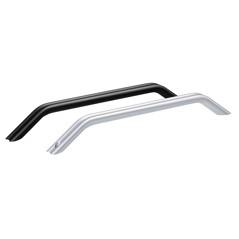 Leschhorn  BGMV-32-R600-54 Bogengriff in ergonomischen Design, Aluminium, pulverbeschichtet schwarz, A 600 - LE BGMV Bogengriff ergonomic design