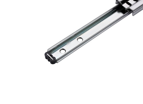 Accuride DZ5321-0055SC Teleskopschienen 100% Überauszug, 19,1x53,1, SL 550, TR 569, 110kg, hell verzinkt - 5321 Accuride Teleskopschiene - hold in feature Detail