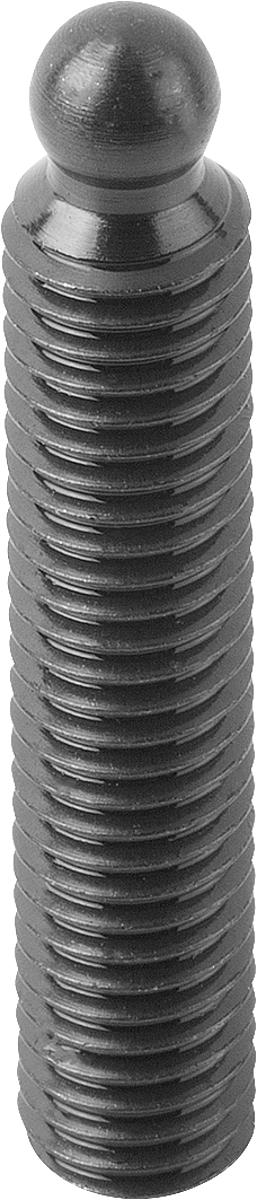 Norelem 07121-12X80 GEWINDESTIFT MIT KUGELDRUCKZAPFEN, D1=M12, L1=80 - 07121-12X80 GEWINDESTIFT MIT KUGELDRUCKZAPFEN - D1 M12 - L1 80