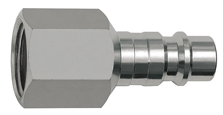 RIEGLER 424.51 Nippel für Kupplungen NW 7,2, Stahl, G 1/4 IG - LE71512 424-52 Nippel fuer Kupplungen NW 7 2 - Stahl gehaertet und verzinkt - Innengewinde