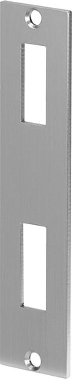 AMF 147SNIG-30 Schiebetor-Schließblech, V2A, für Kastenbreite: 30 mm, A: 30 mm, B: 15 mm - LE 147SNIG-XX-06 Schiebetor-Schliessblech - V2A -Abbildung